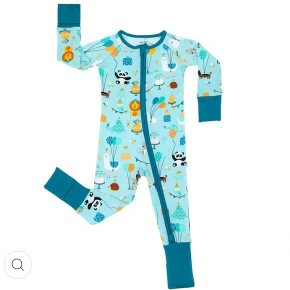 Little sleepies- Blue Party Animals Bamboo
Viscose Zippy - Picture 4 of 5